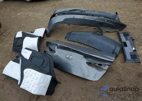 2019 Hyundai Elantra Sel z USA, uszkodzony, nr VIN 5NPD84LF5KH478860